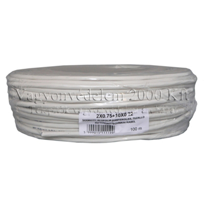 riasztóbolt, riasztobolt, RK 2x0.75+10x0.22 import olasz riasztókábel