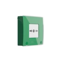 riasztóbolt, riasztobolt, AJAX Manual Call Point GREEN - kézi jelzésadó (zöld)
