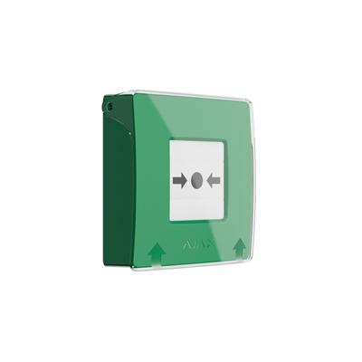 riasztóbolt, riasztobolt, AJAX Manual Call Point GREEN - kézi jelzésadó (zöld)