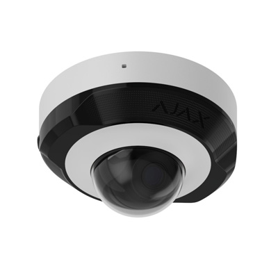 riasztóbolt, riasztobolt, AJAX DOMECAM MINI 8MP IP dome kamera (WH)