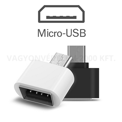 riasztóbolt, riasztobolt, Apollo USB-OTG adapter (Micro-USB Android telefonokhoz)
