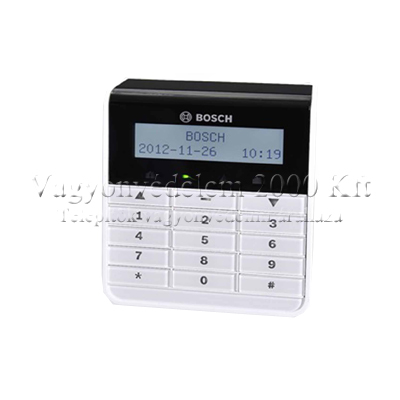 riasztóbolt, riasztobolt, Bosch AMAX 4000 szöveges LCD kezelő