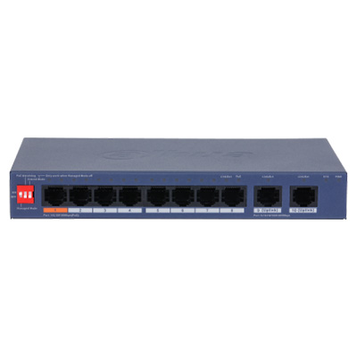 riasztóbolt, riasztobolt, DAHUA CS4010-8ET2GT-60 PoE switch