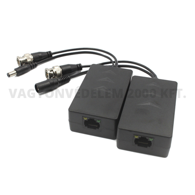 riasztóbolt, riasztobolt, Dahua PFM801-4MP HD video balun csomag