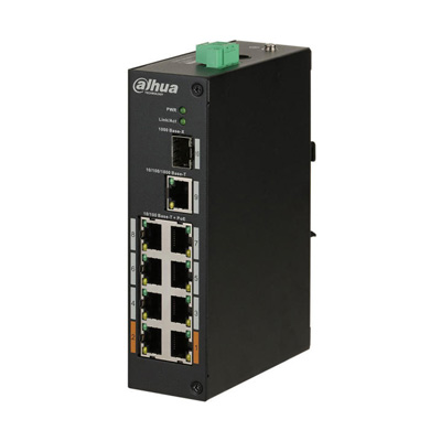 Dahua PFS3110-8ET-96 8 csatornás POE Switch