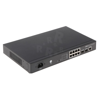 riasztóbolt, riasztobolt, DAHUA PFS4210-8GT-150 PoE switch
