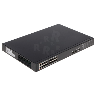 riasztóbolt, riasztobolt, DAHUA PFS4218-16GT-190 PoE switch