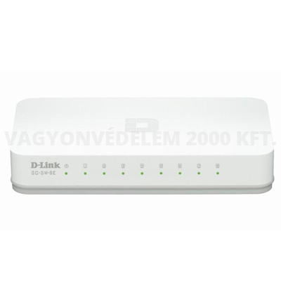 riasztóbolt, riasztobolt, D-Link GO-SW-8E 10/100Mbps 8 portos switch