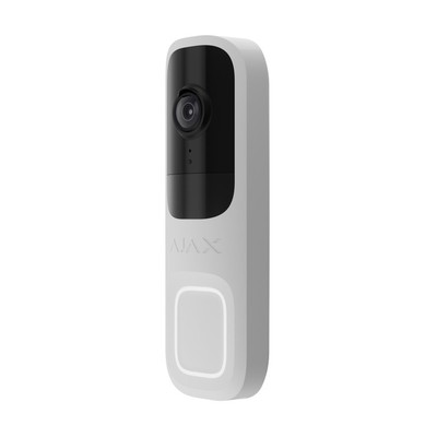 riasztóbolt, riasztobolt, AJAX DoorBell vezeték nélküli videó-kaputelefon, fehér
