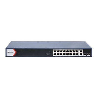 riasztóbolt, riasztobolt, HIKVISION DS-3E1520P-EI/M 20 portos gigabit PoE switch, 125 W, menedzselhető