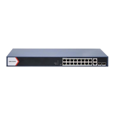 riasztóbolt, riasztobolt, HIKVISION DS-3E1520P-EI 20 portos gigabit PoE switch, 230 W, menedzselhető