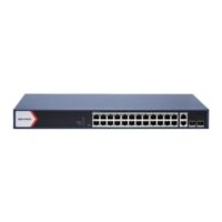 riasztóbolt, riasztobolt, HIKVISION DS-3E1528P-EI 28 portos gigabit PoE switch, 370 W, menedzselhető