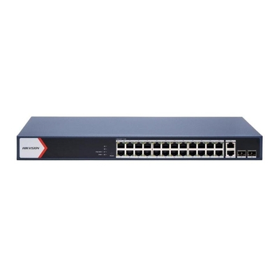riasztóbolt, riasztobolt, HIKVISION DS-3E1528P-EI/M 28 portos gigabit PoE switch, 230 W, menedzselhető