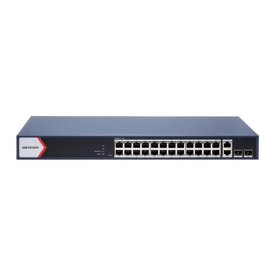 riasztóbolt, riasztobolt, HIKVISION DS-3E1528P-EI 28 portos gigabit PoE switch, 370 W, menedzselhető