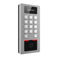 riasztóbolt, riasztobolt, HIKVISION DS-K1T502DBWX-E1 beléptető terminál kártyás azonosítással