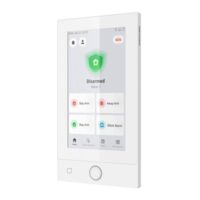 riasztóbolt, riasztobolt, HIKVISION DS-PK670MDW-HWE/White 7" érintőképernyős kezelő AX Hybrid Pro G2 központokhoz, 2/1 I/O, M1/DESFire, Ethernet/WiFi, fehér