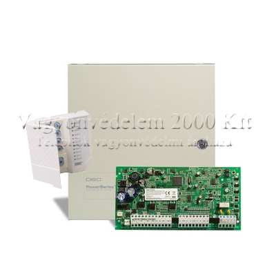 riasztóbolt, riasztobolt, DSC PC1616 riasztóközpont + PC1555RKZ LED kezelő