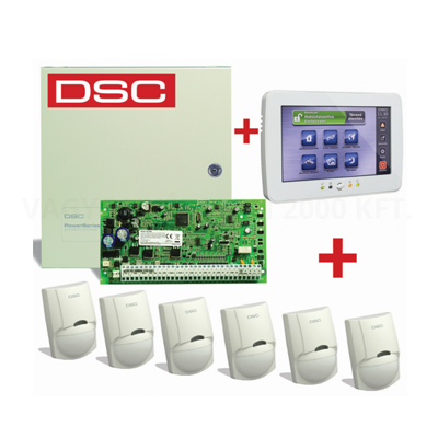 riasztóbolt, riasztobolt, DSC PACK-PC1832PCBE-PTK5507-6LC100 riasztó csomag