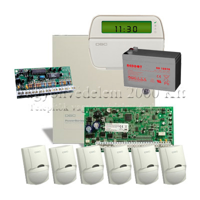 riasztóbolt, riasztobolt, DSC PC1864 riasztóközpont Ikon LCD (PK5501) szett