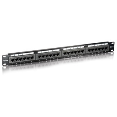 riasztóbolt, riasztobolt, EQUIP 24 port Patch panel (1U) - CAT5 (235324)