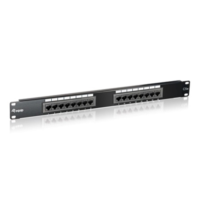 riasztóbolt, riasztobolt, EQUIP 16 port Patch panel (1U) - CAT65 (235316)