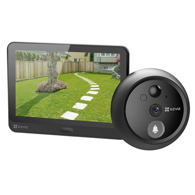 riasztóbolt, riasztobolt, EZVIZ HP4 vezeték nélküli ajtócsengő (CS-HP4-R100-6E2WPFBS)
