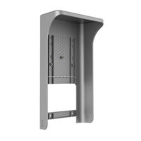 riasztóbolt, riasztobolt, HIKVISION DS-KAB671-S esővédő keret