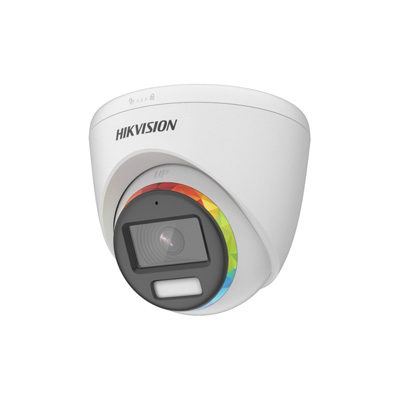 riasztóbolt, riasztobolt, Hikvision DS-2CE72DF8T-FSLN 2MP ColorVu Turbo HD dome kamera - (2.8mm)