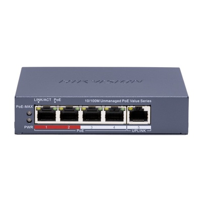 riasztóbolt, riasztobolt, HIKVISION DS-3E0105P-E/M (C) PoE Switch
