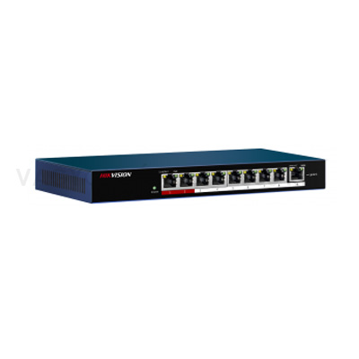riasztóbolt, riasztobolt, Hikvision DS-3E0109P-E/M 8-portos PoE (8) Switch