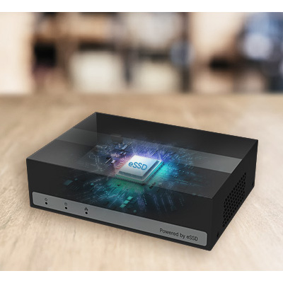 HIKVISION DS-E04HQHI-B 4 csatornás eDVR rögzítő (beépített 512GB eSSD) - Image 3