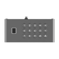 riasztóbolt, riasztobolt, HIKVISION DS-KDM9633-FKP kültéri billentyűzet és ujjlenyomat modul