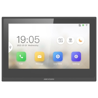 riasztóbolt, riasztobolt, HIKVISION DS-KH6351-TE1 érintőkijelzős lakáskészülék