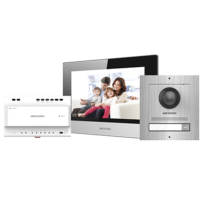 riasztóbolt, riasztobolt, HIKVISION DS-KIS702/S IP kaputelefon szett