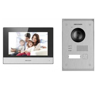 riasztóbolt, riasztobolt, Hikvision DS-KIS703Y-P IP kaputelefon szett