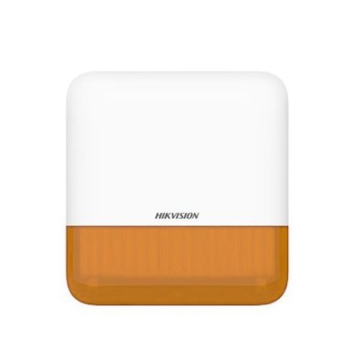 riasztóbolt, riasztobolt, HIKVISION AX PRO DS-PS1-E-WE/Orange vezeték nélküli kültéri sziréna