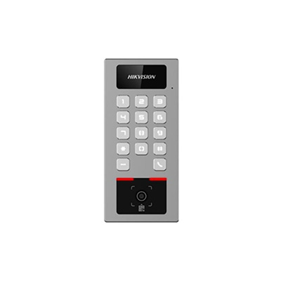 riasztóbolt, riasztobolt, HIKVISION DS-K1T502DBWX-QR beléptető vezérlő terminál