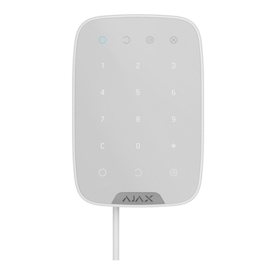 riasztóbolt, riasztobolt, AJAX Keypad Fibra vezetékes kezelő - fehér