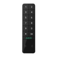 riasztóbolt, riasztobolt, AJAX Keypad Outdoor kültéri kezelő kártyaolvasóval - fekete