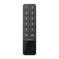 riasztóbolt, riasztobolt, AJAX Keypad Outdoor kültéri kezelő kártyaolvasóval - szürke