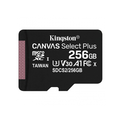 riasztóbolt, riasztobolt, 256GB Kingston Canvas Select Plus CL10 microSDXC memóriakártya (SDCS2/256GB)