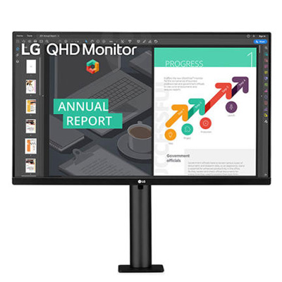 riasztóbolt, riasztobolt, LG 27"-os Ergonomic 27QN880-B Monitor