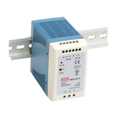 riasztóbolt, riasztobolt, MEAN WELL MDR-100-48 tápegység