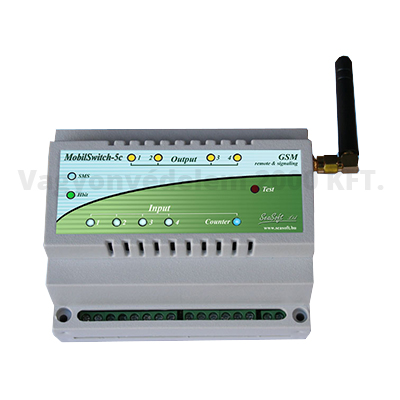 riasztóbolt, riasztobolt, MobilSwitch-5c GSM kapcsoló