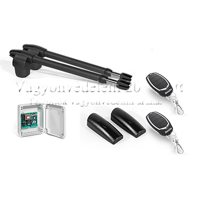 riasztóbolt, riasztobolt, MOTORLINE KIT LINCE 400 - 230V szárnyaskapu nyitó szett