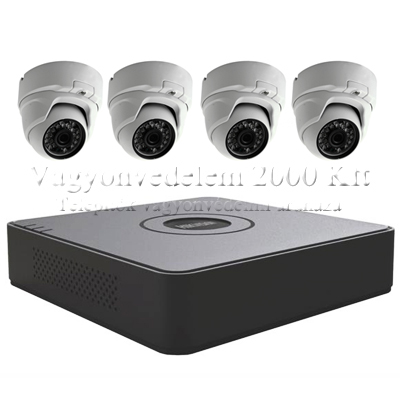 riasztóbolt, riasztobolt, Full HD dome kamera szett (MZ, HD-TVI)