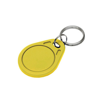 riasztóbolt, riasztobolt, NESTRON RFID-KFM-SARGA beléptető kulcstartó