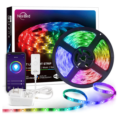riasztóbolt, riasztobolt, NITEBIRD SL2 okos RGB LED szalag (5m)