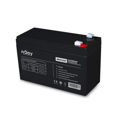 NJOY 12V 7Ah Szünetmentes akkumulátor (GP07122F)