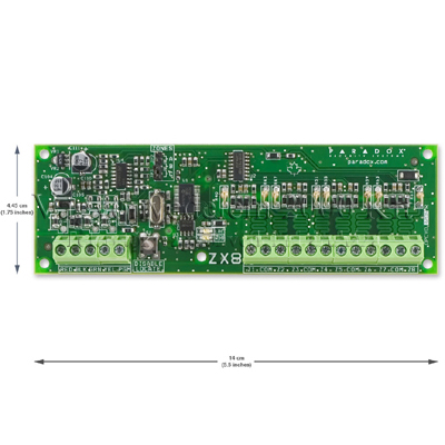 riasztóbolt, riasztobolt, PARADOX APR-ZX8 zónabővítő modul (EVO központokhoz)